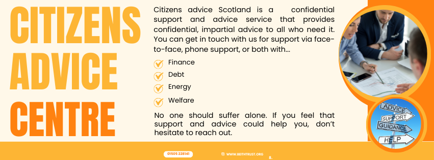 Beith Trust community support booklet (Facebook Cover)