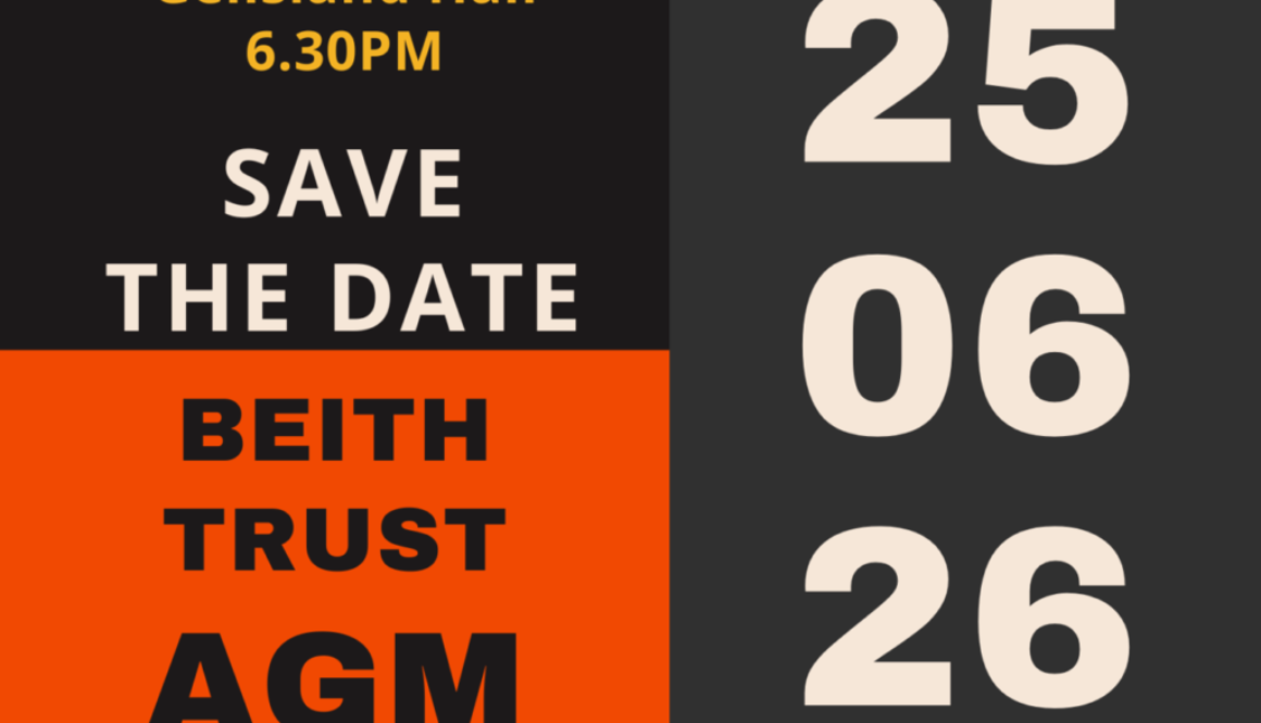 Beith Trust Awards & AGM 26 Save the DATE