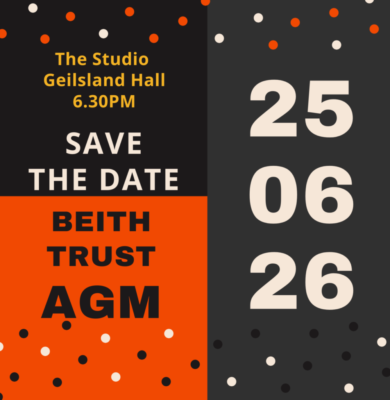 Beith Trust Awards & AGM 26 Save the DATE